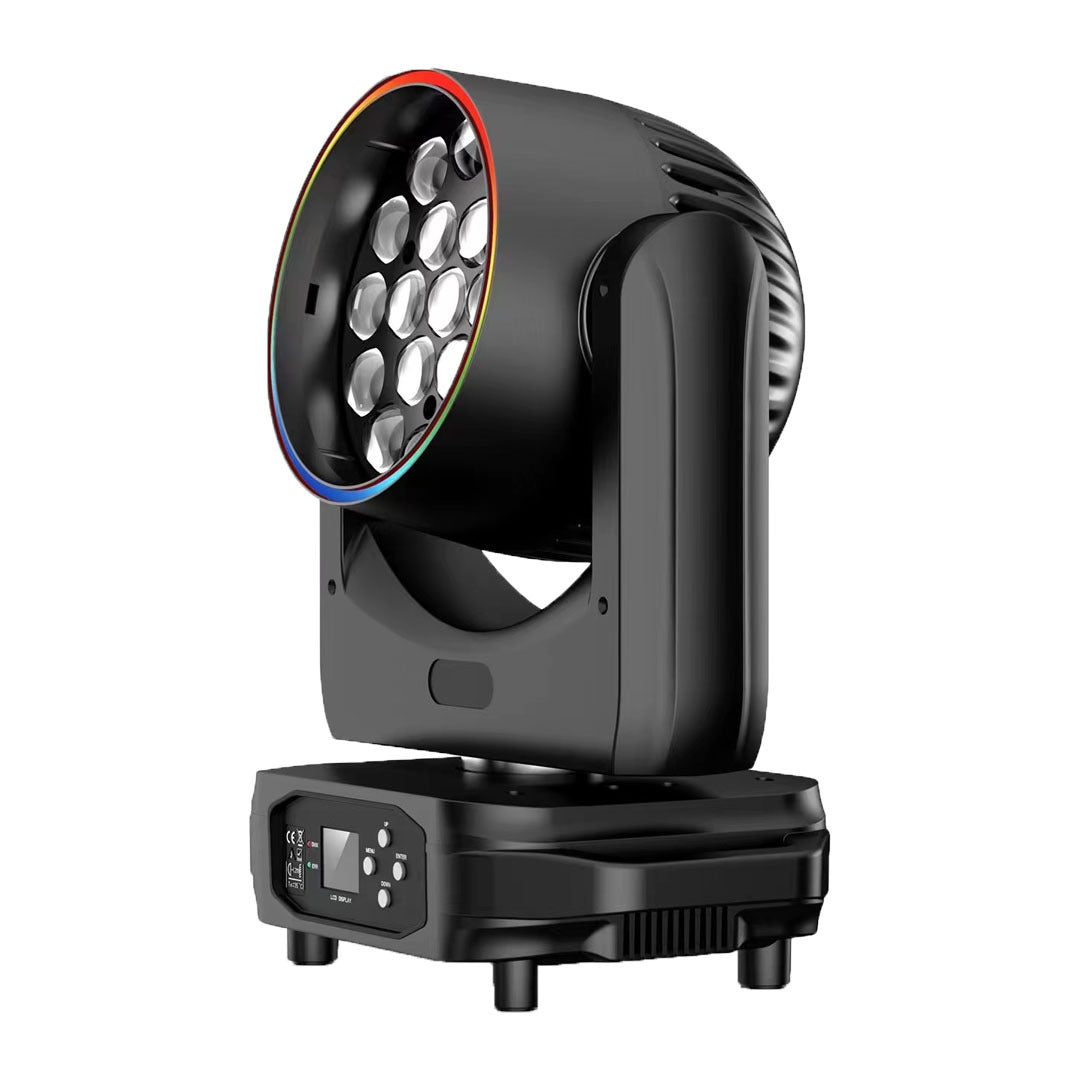 KW10 19x15W RGBW LED Moving Head Wash with LED Strip