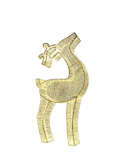 Giant Pre-Lit Reindeer - Warm White