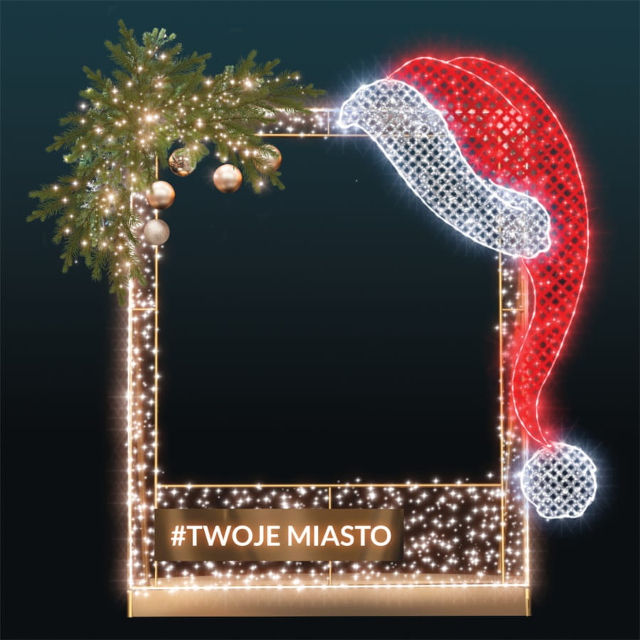 Giant Pre-Lit LED Festive Photo Prop