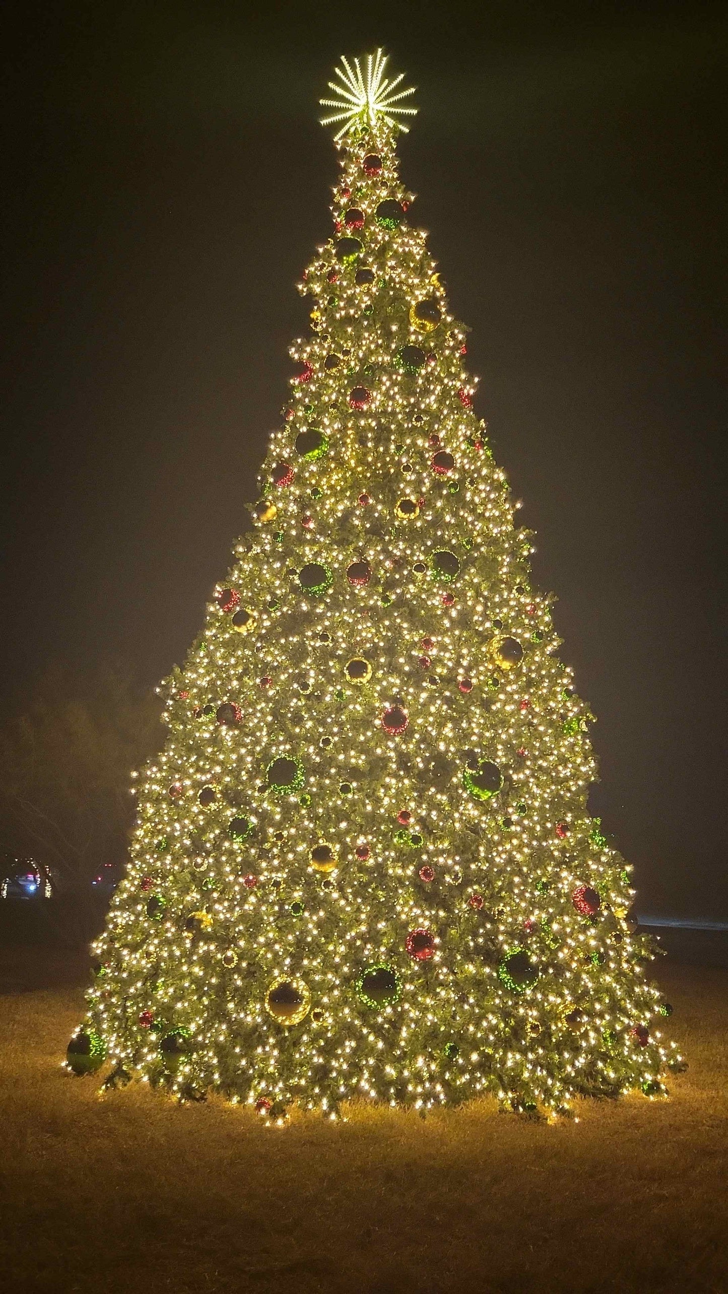 Artificial Christmas Tower Tree with 5MM LED Lights