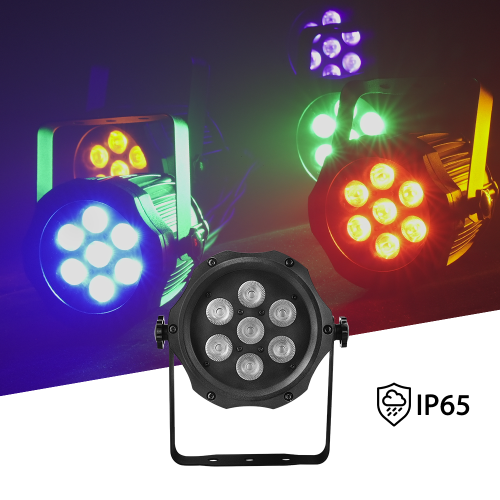 KPW5 7X18W Wateproof LED PAR Light 6in1