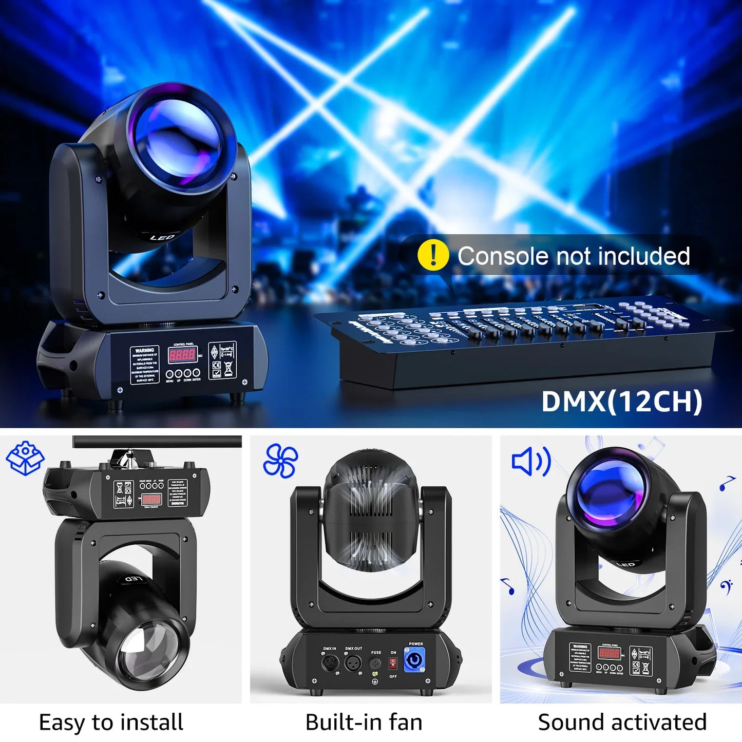 KB-11 150W Beam Moving Head DJ Light
