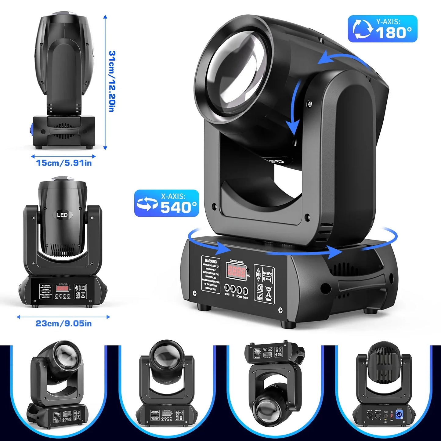 KB-11 150W Beam Moving Head DJ Light