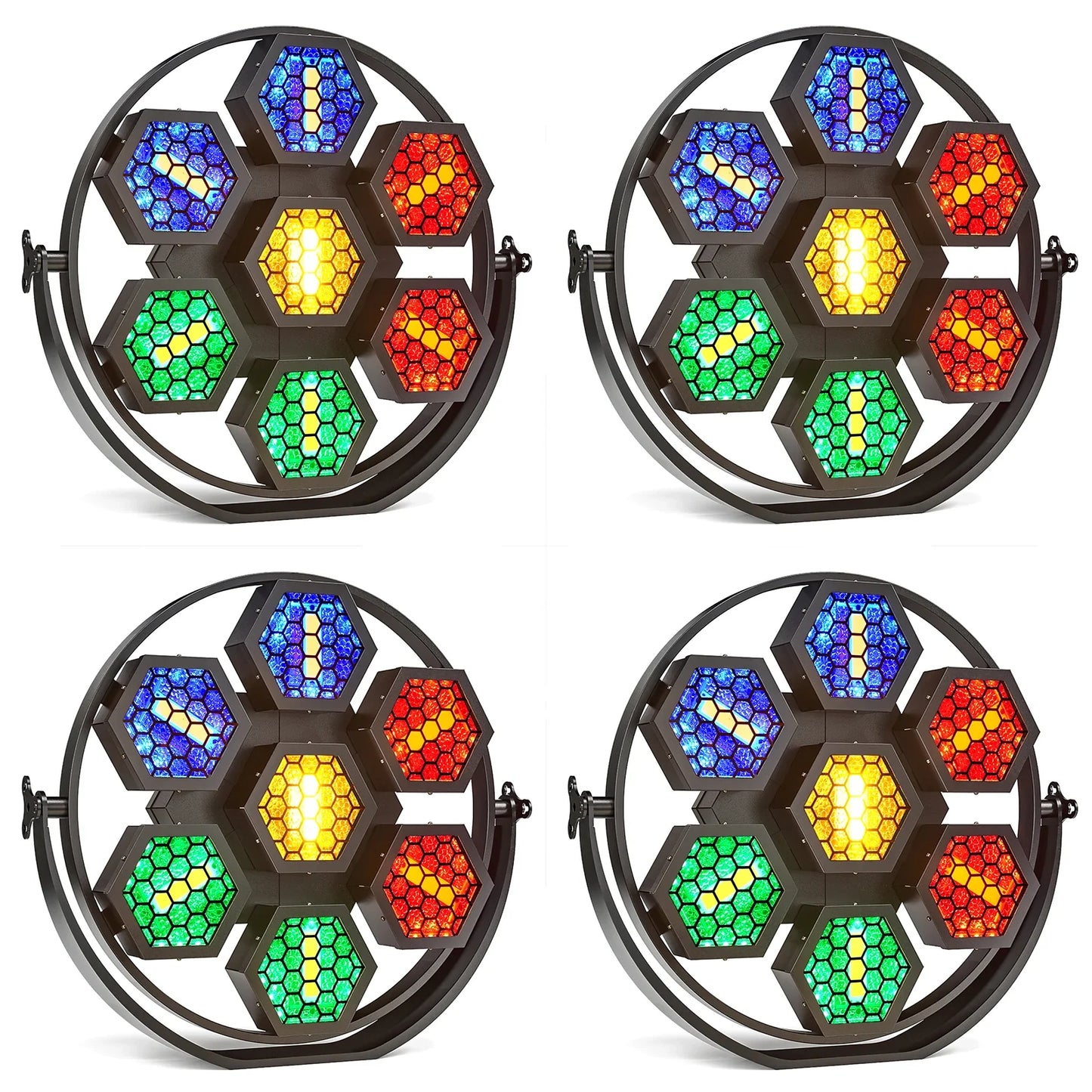 KR6 Single Ring 7×50W Mini Retro Stage Light