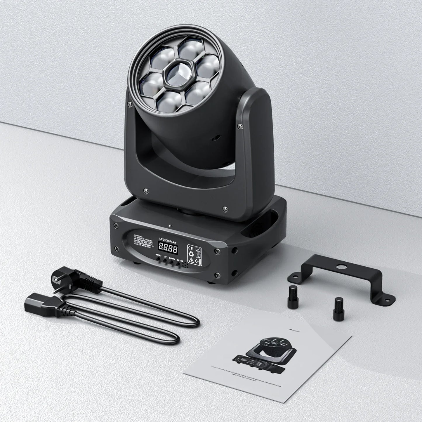 6X10W RGBW Mini Bee Eye Gobo Moving Head Light Disco Party Light