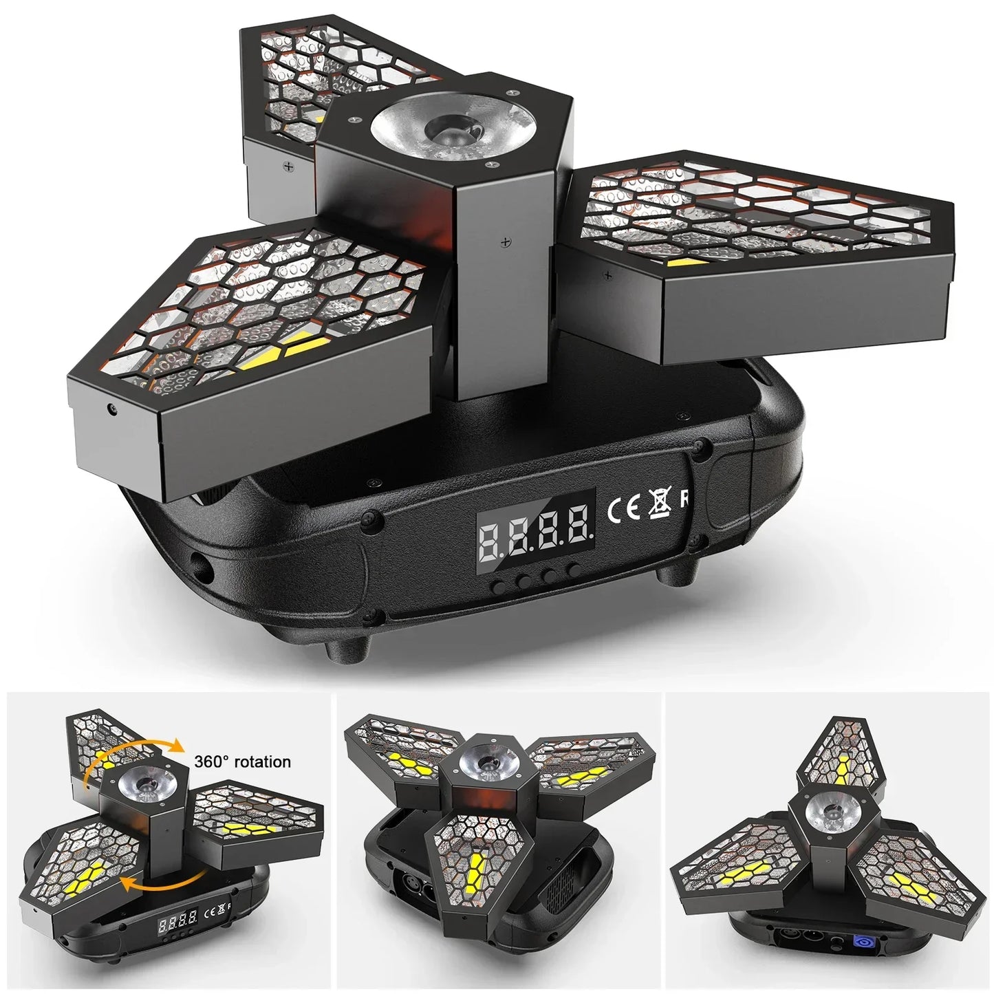 KR11 Mini 120W Rotation Maple Led Retro Stage Light