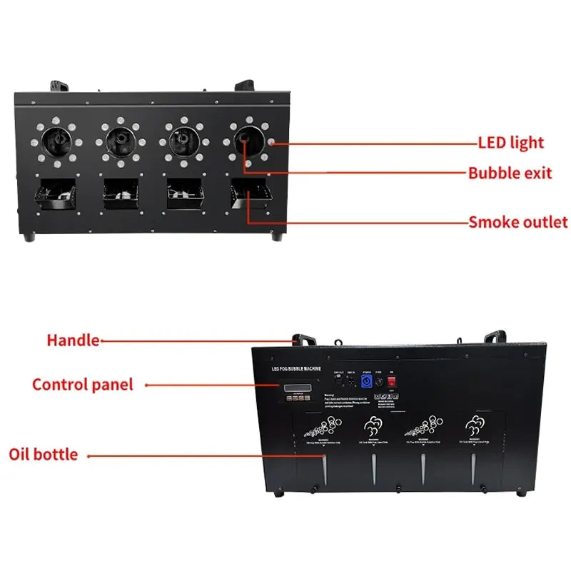 KFB-02 LED Smoke Bubble Machine