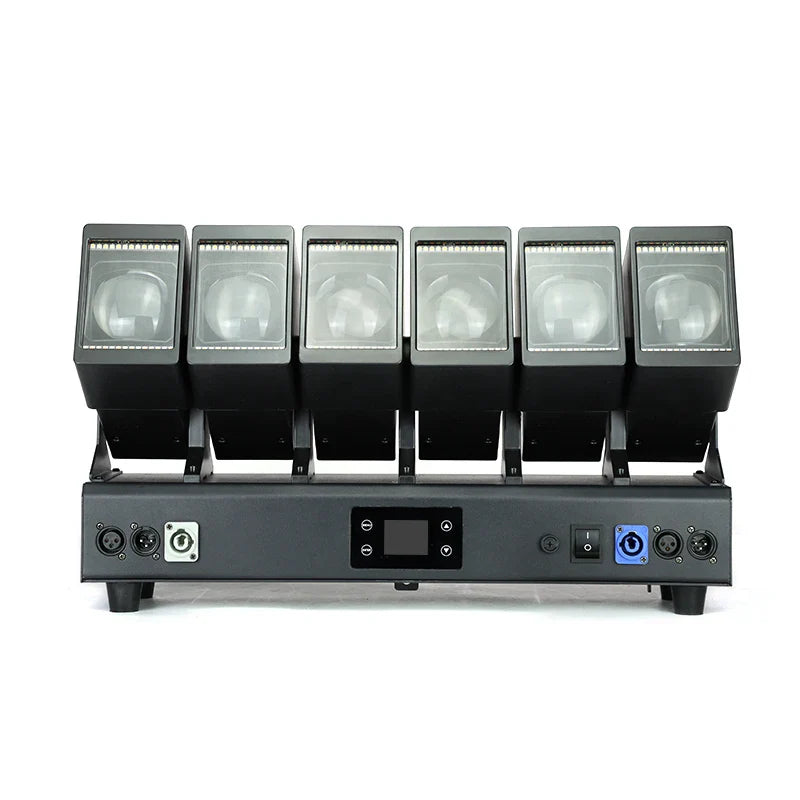 KW11 6×60w RGBW 4in1 Beam Wash Zoom Wave Pixel Led Bar with Auxiliary Light