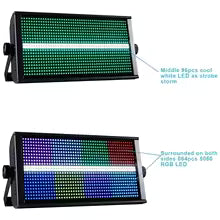 KS2 8+8 segment RGB & white strobe 960pcs LED stage strobe light