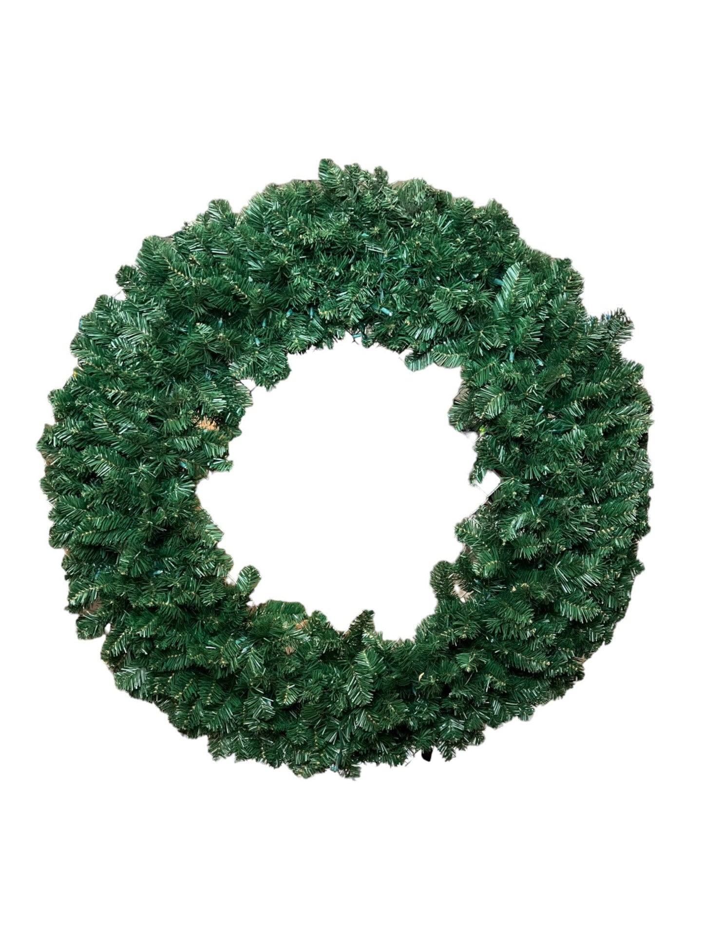 Certified Ultra Bright 60" Pre-Lit Premium Oregon Fir Wreath, 300 Lights & 660 Tips