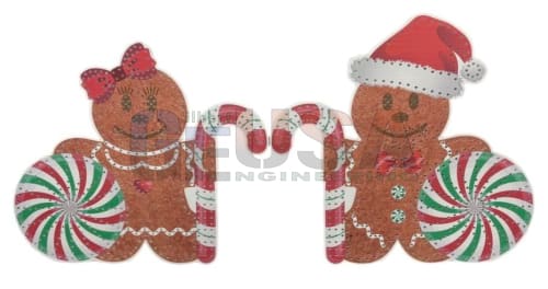 IMPRESSION Gingerbread People with Candy