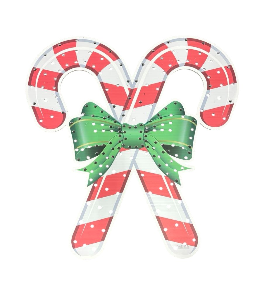 IMPRESSION Criss Cross Candy Canes