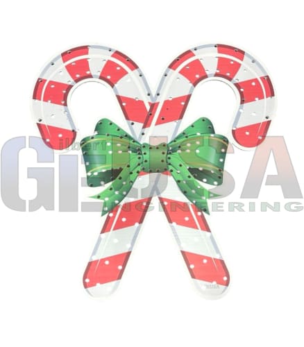 IMPRESSION Criss Cross Candy Canes