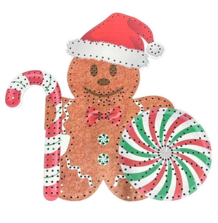 IMPRESSION Gingerbread People with Candy