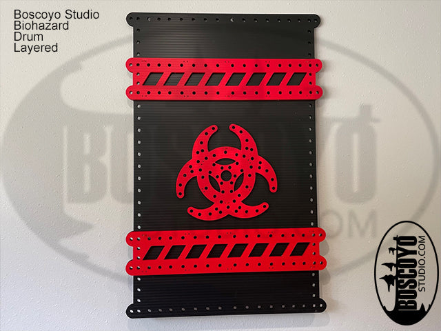 Biohazard Drum Layered