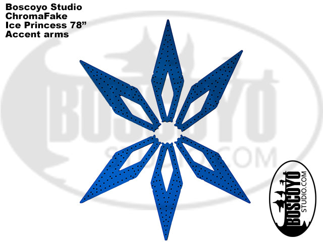 ChromaFlakes 78in Ice Princess with layered Accents