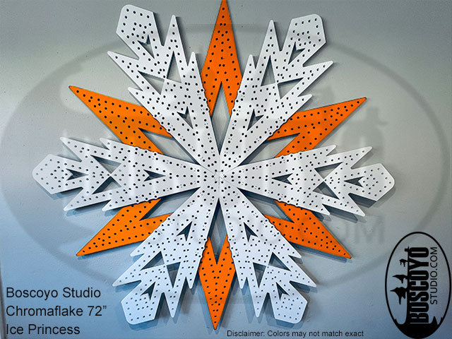 ChromaFlakes 78in Ice Princess with layered Accents