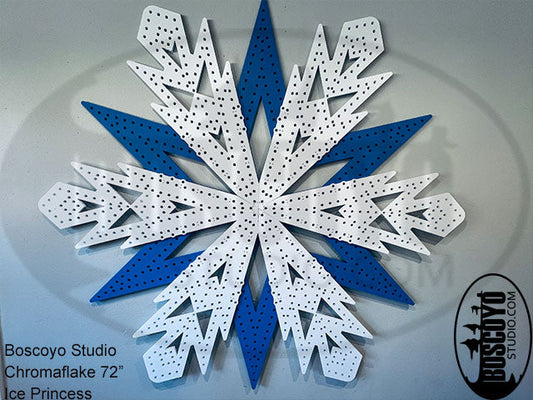 ChromaFlakes 78in Ice Princess with layered Accents