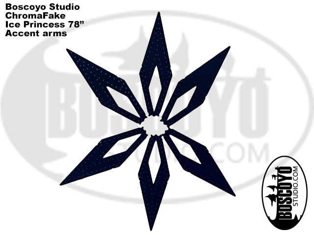 ChromaFlakes 78in Ice Princess with layered Accents