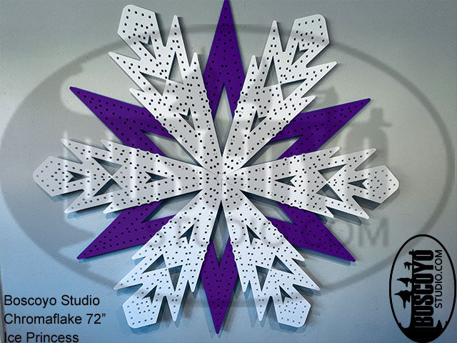 ChromaFlakes 78in Ice Princess with layered Accents