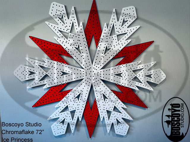 ChromaFlakes 78in Ice Princess with layered Accents