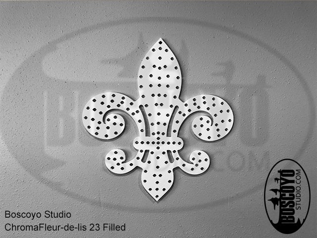 ChromaFleur-de-lis 23" Filled
