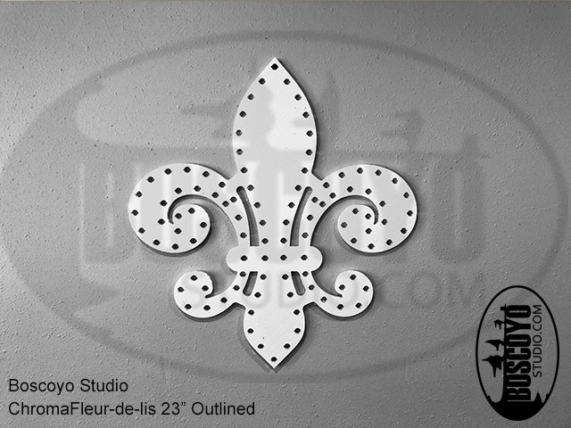 ChromaFleur-de-lis 23" Outline
