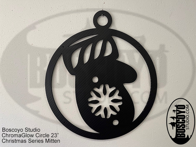 ChromaGlow Circle 23" Silhouette Cover Christmas Series