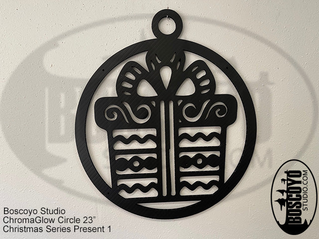 ChromaGlow Circle 23" Silhouette Cover Christmas Series