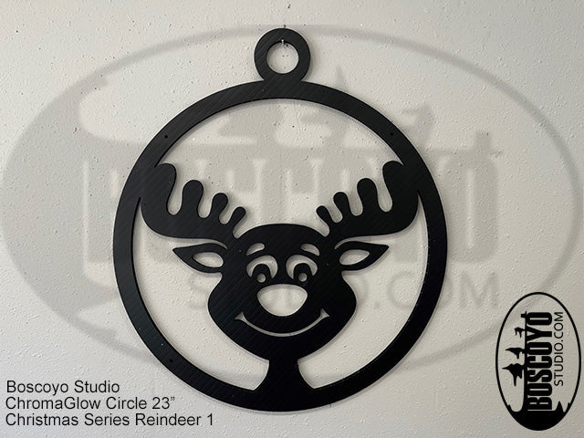 ChromaGlow Circle 23" Silhouette Cover Christmas Series