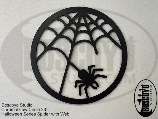 ChromaGlow Circle 23" Silhouette Cover Halloween Series