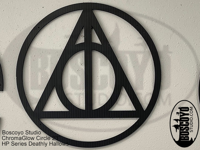 ChromaGlow Circle 23" Silhouette Cover HP Series