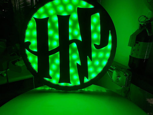 ChromaGlow Circle 23" Silhouette Cover HP Series