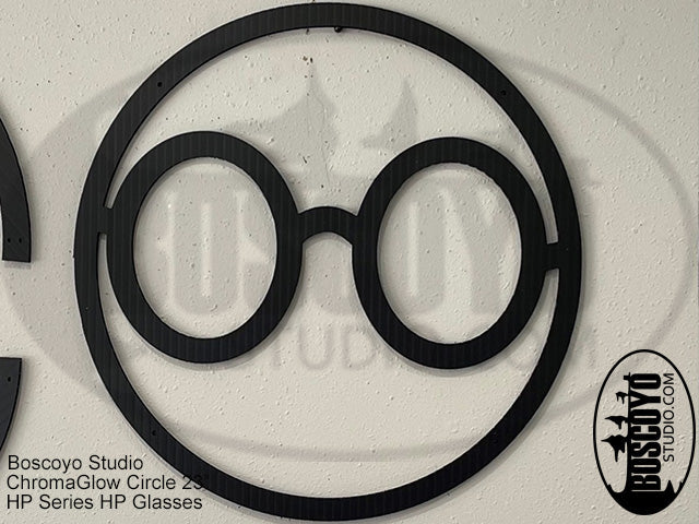 ChromaGlow Circle 23" Silhouette Cover HP Series