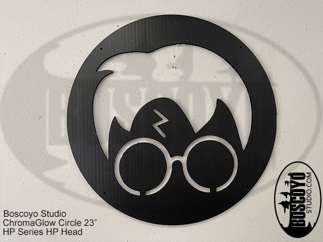 ChromaGlow Circle 23" Silhouette Cover HP Series