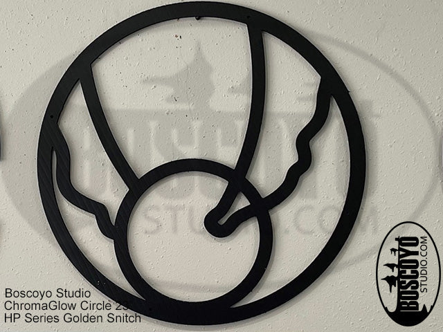 ChromaGlow Circle 23" Silhouette Cover HP Series