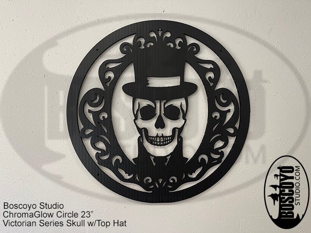 ChromaGlow Circle 23" Silhouette Cover Victorian Series