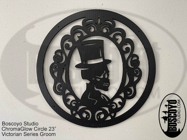 ChromaGlow Circle 23" Silhouette Cover Victorian Series