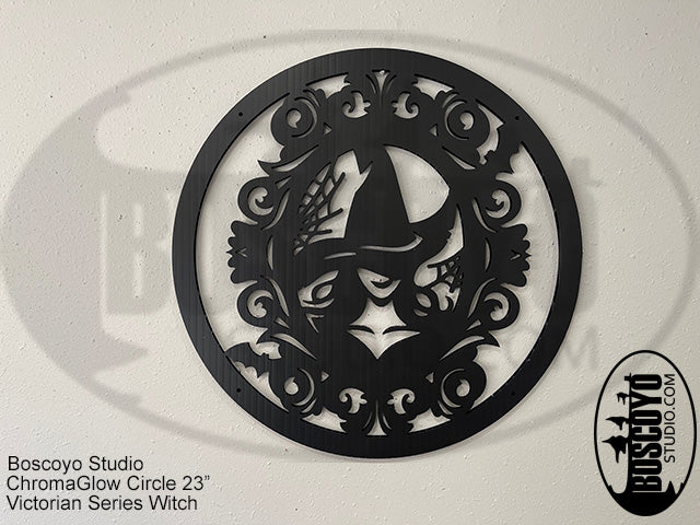 ChromaGlow Circle 23" Silhouette Cover Victorian Series