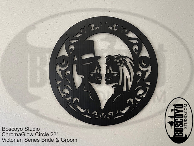 ChromaGlow Circle 23" Silhouette Cover Victorian Series