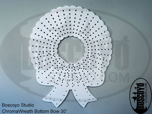 ChromaWreath Bottom Bow 30"