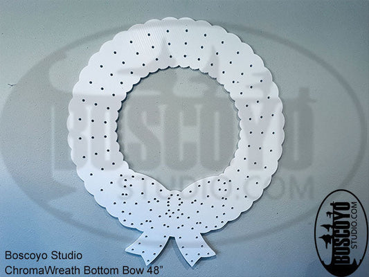 ChromaWreath Bottom Bow 48"