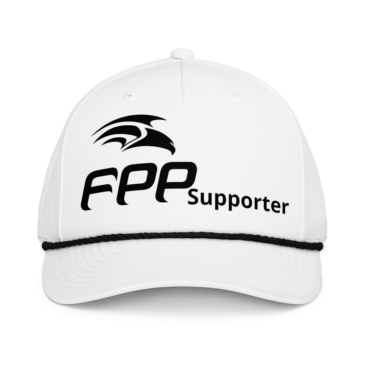 🧢 FPP White Rope Hat – Donor Exclusive
