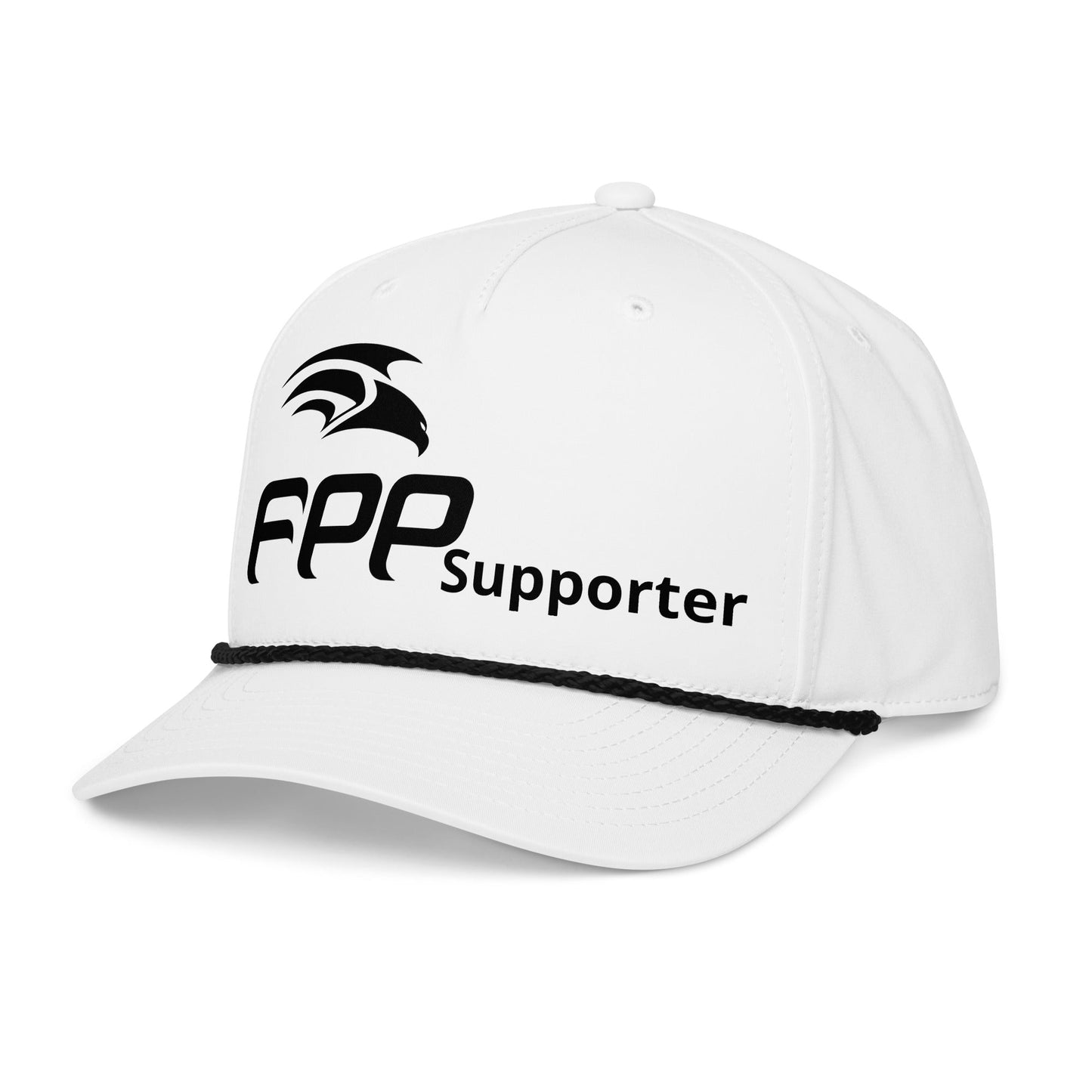 🧢 FPP White Rope Hat – Donor Exclusive