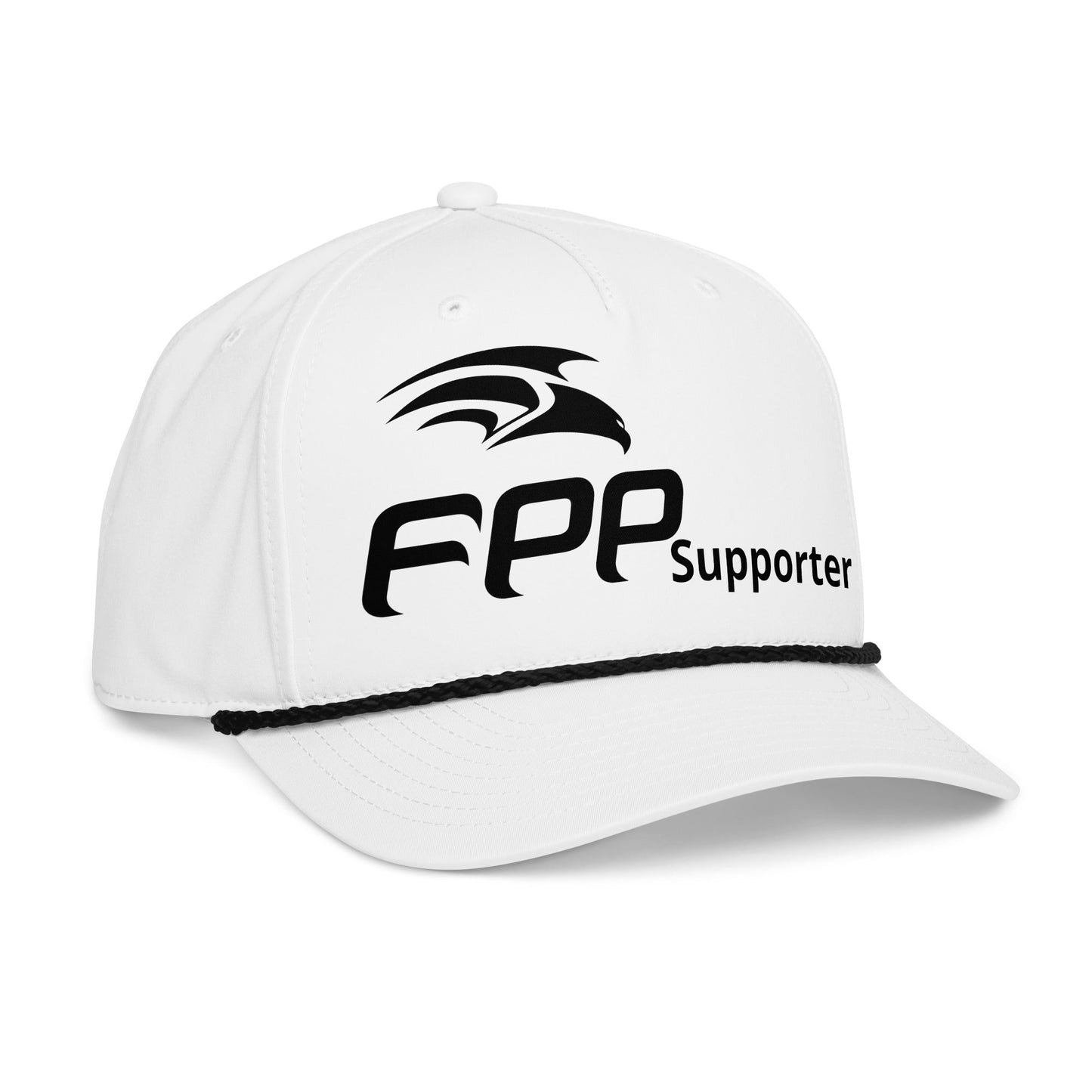🧢 FPP White Rope Hat – Donor Exclusive