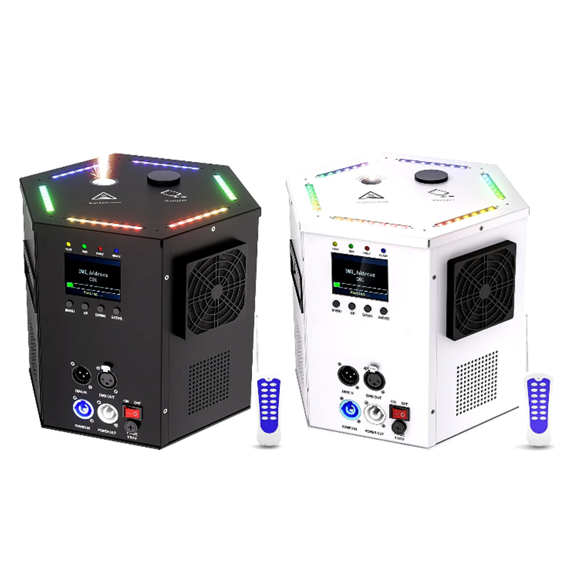 KC01 700W Hexagon Cold Spark Machine With RGB LED