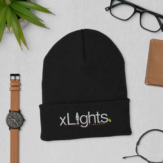 Embroidered xLights Logo - Cuffed Beanie