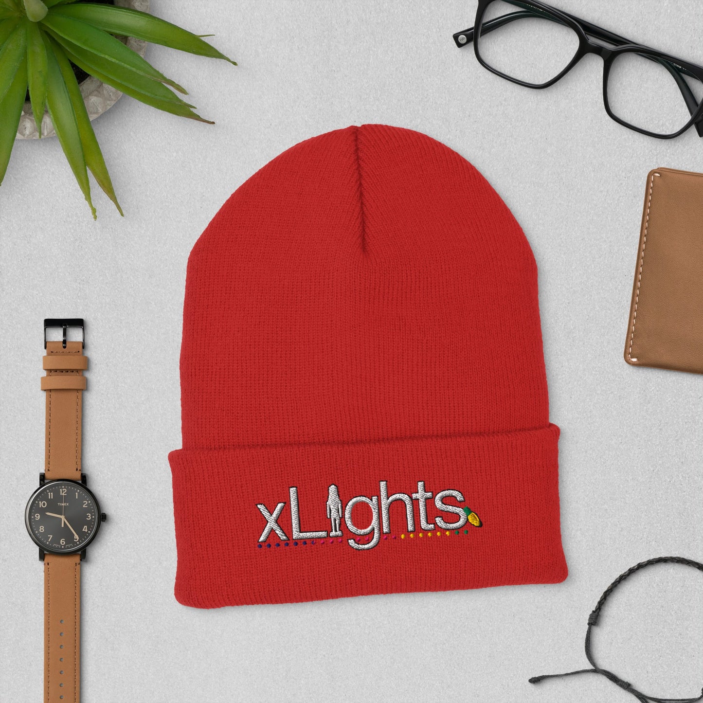 Embroidered xLights Logo - Cuffed Beanie