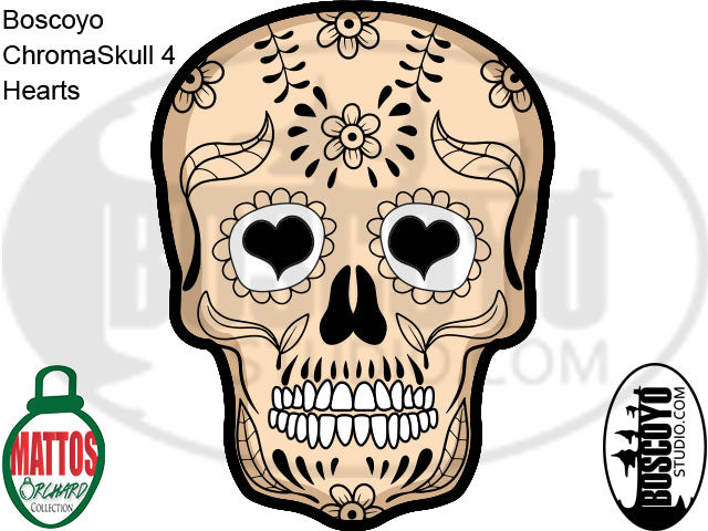 DayCor™ HiRes ChromaSkull 4 Hearts
