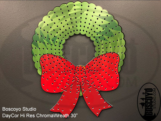 DayCor™ HiRes ChromaWreath Bottom Bow 30" (NO SLIT)